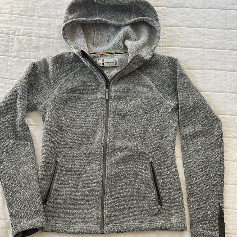 Smartwool Gray Full-Zip Hoodie
